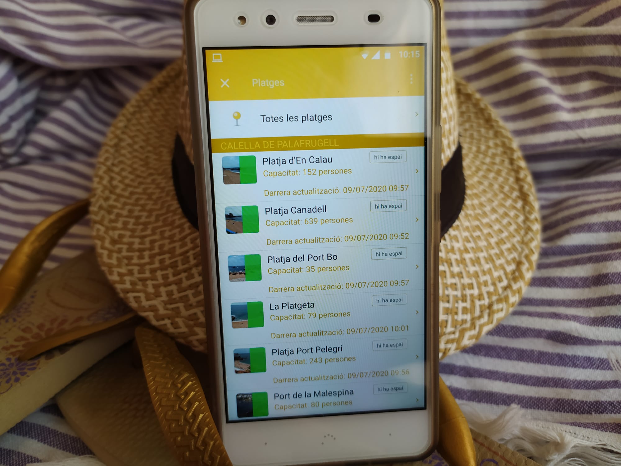 App Palafrugell al mòbil, dades usuaris
