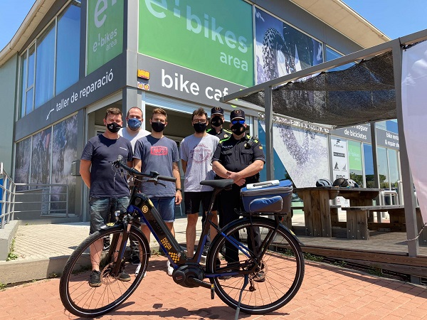 Bicicleta elèctrica Policia Local, Palafrugell, Ebikes Area