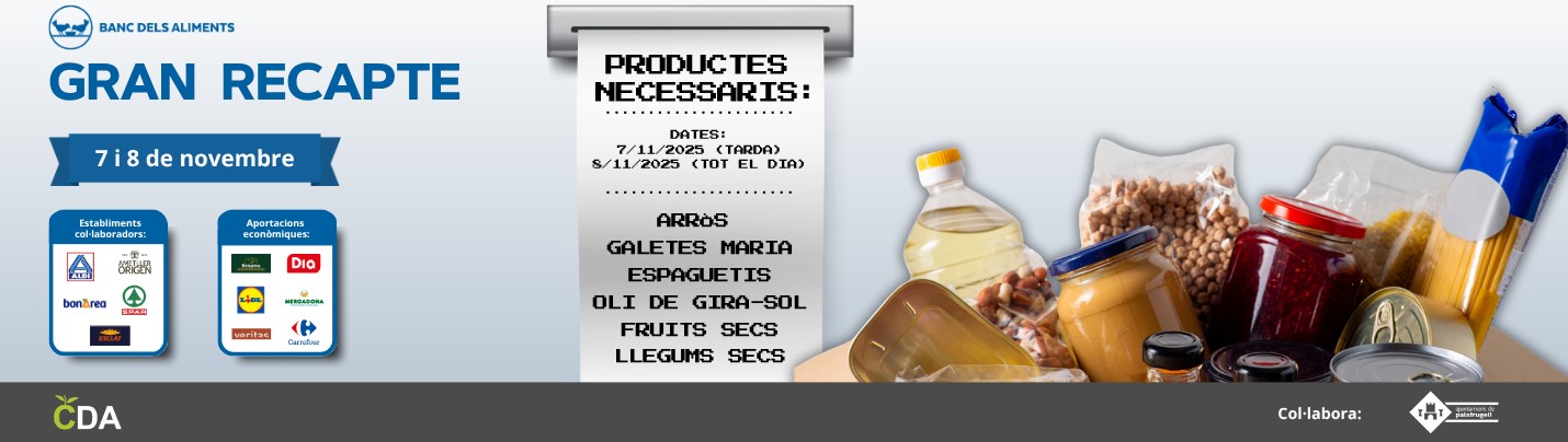 Gran Recapte d'aliments, 7 i 8 de novembre de 2025
