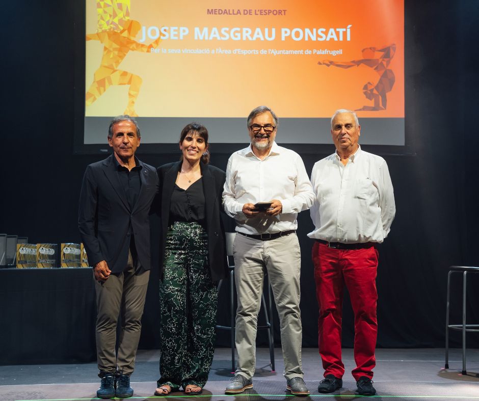 Josep Masgrau Ponsatí rep la Medalla de l’Esport de Palafrugell 2026