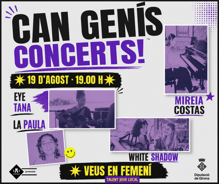 Can Genís presenta una nova edició de «Veus en femení» amb quatre propostes de talent jove local