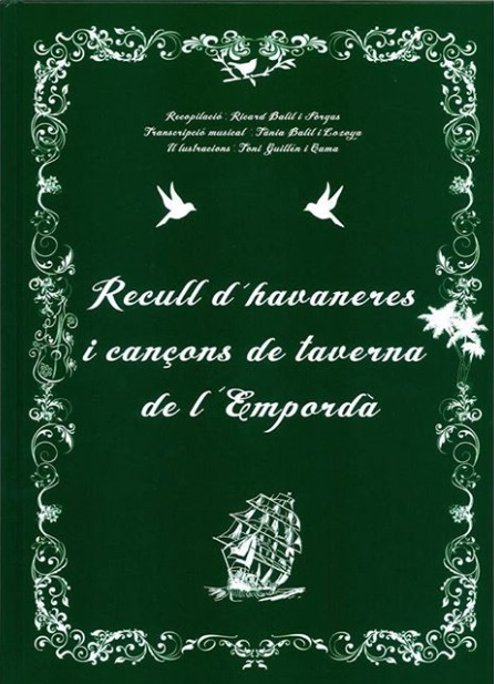 Llibre recull havaneres i cançons de taverna de lempordà