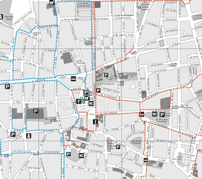 Mapa ruta accessibilitat