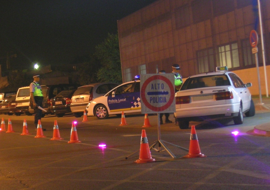 Policia control alcoholèmia
