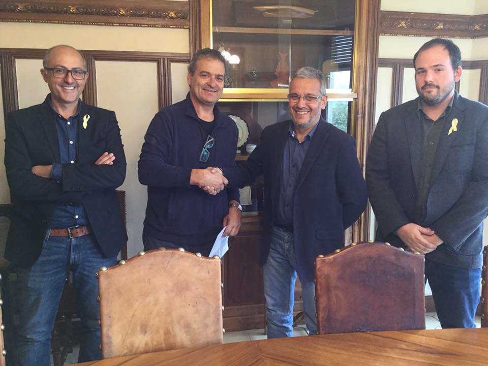 Signatura conveni CHPalafrugell Ajuntament