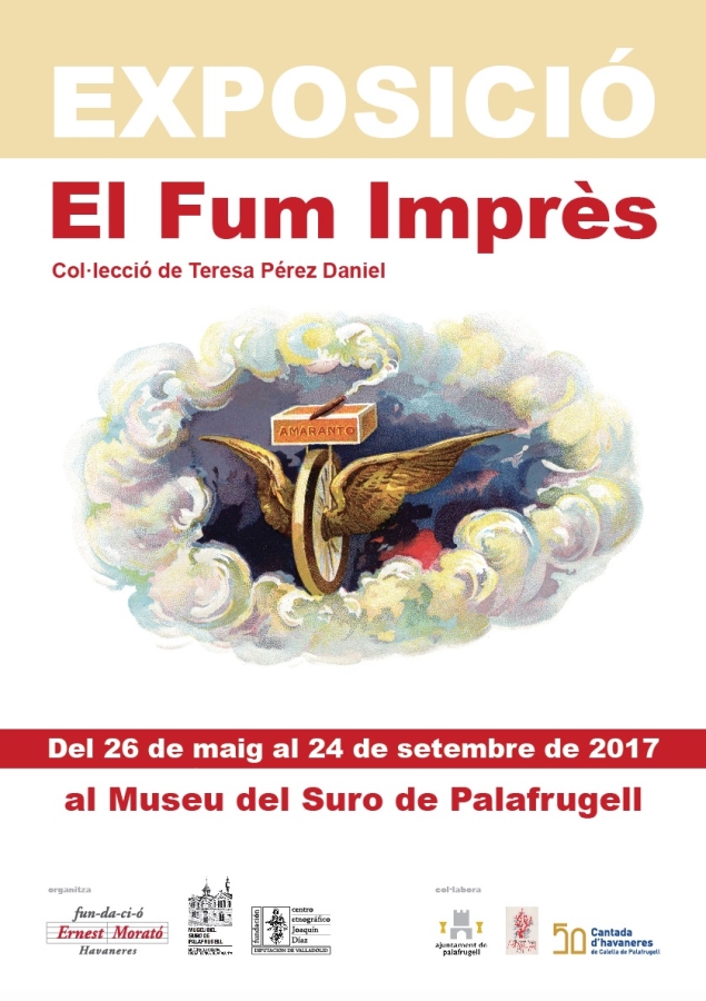 web cartell Expo El fum imprès al Museu Suro Palafrugel