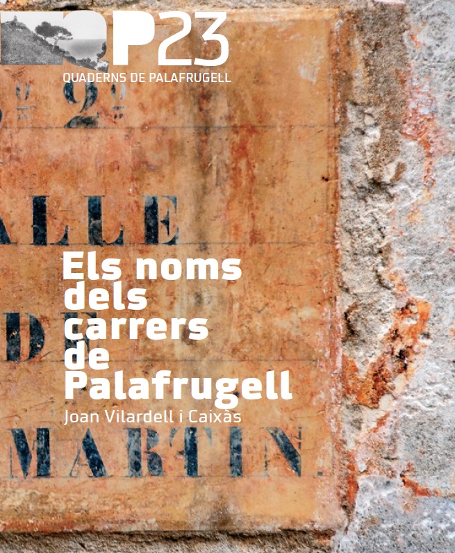Coberta Llibre Quaderns 23. Noms de carrers