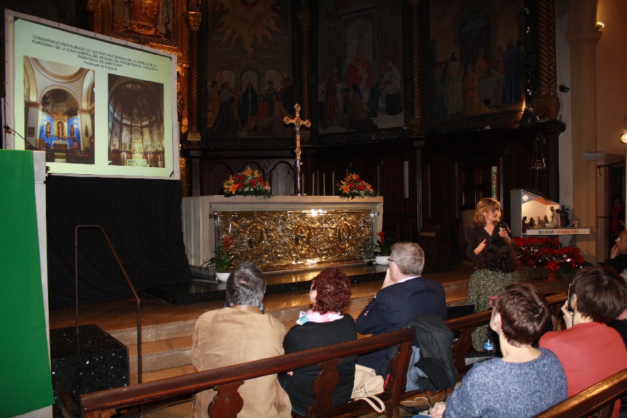 acte presentació restauració pintures església
