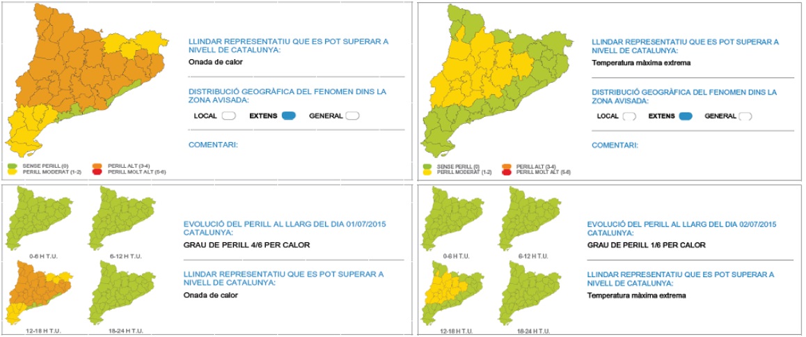 mapa calor