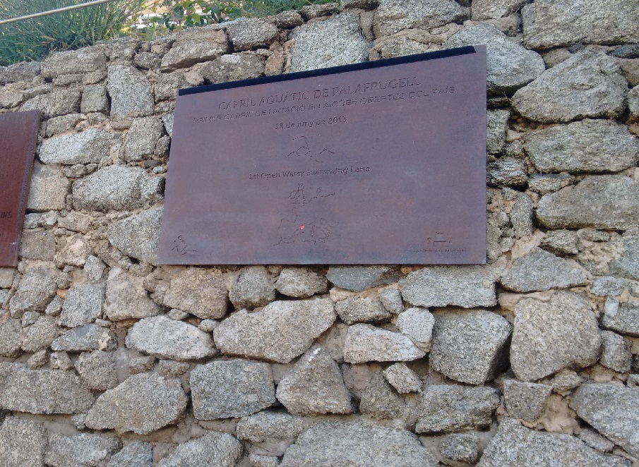 placa commemorativa carril aquàtic