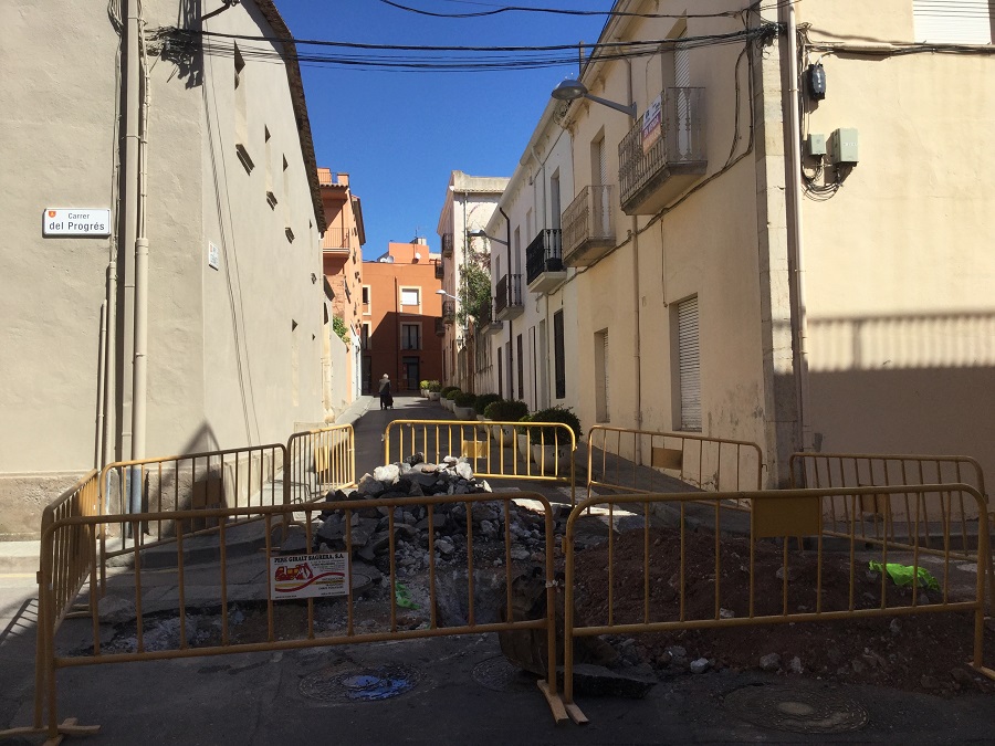 Obres carrer Cervantes 2