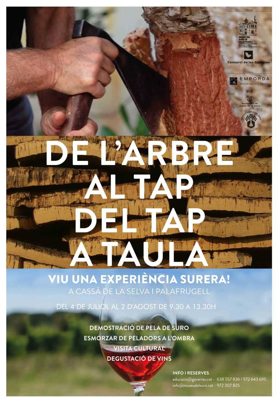 Museu del Suro De l’arbre al tap, i del tap a taula