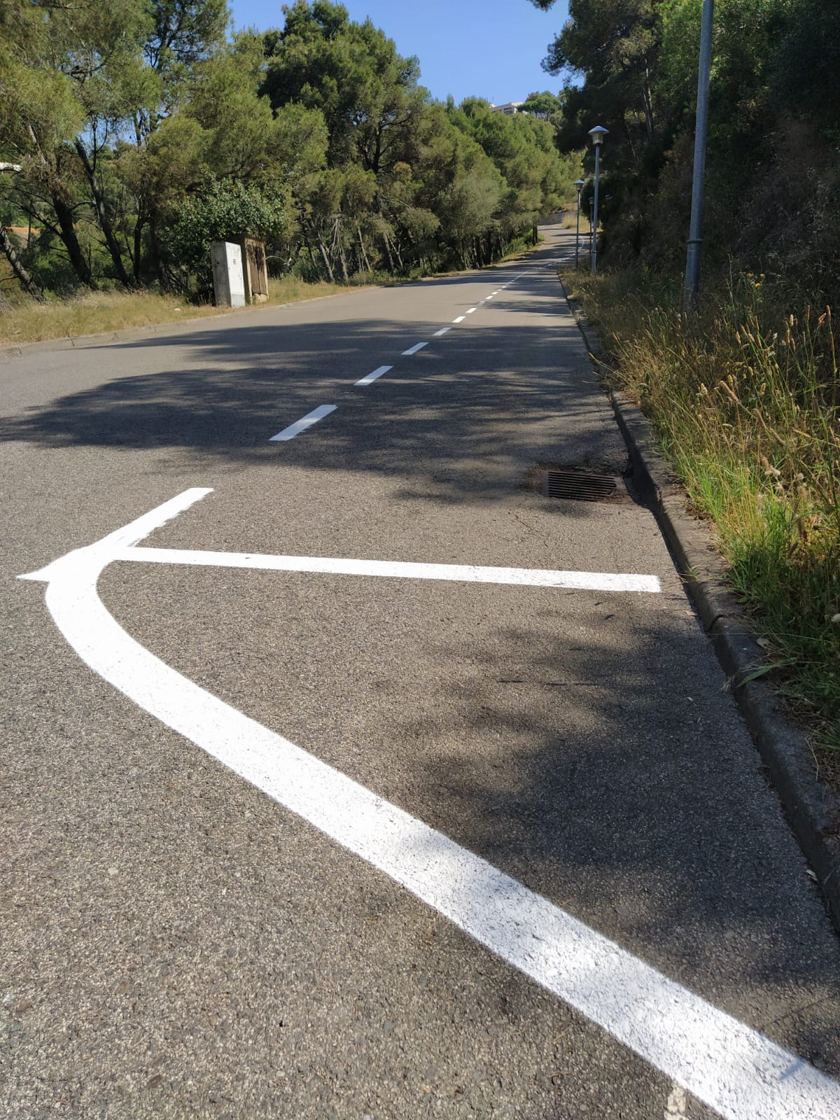 Nous aparcaments carrer Paraguai, zona Sant Sebastià, Palafrugell