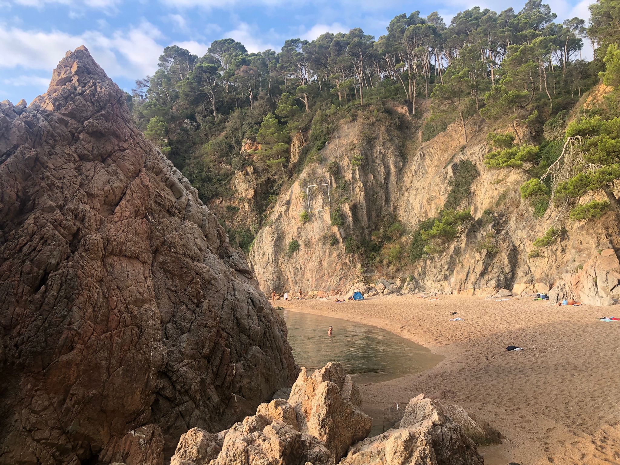 Platges i espais públics oberts tot el dia, Palafrugell