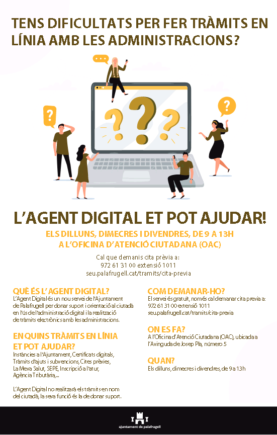 Agent Digital, OAC; Govern Obert, Palafrugell