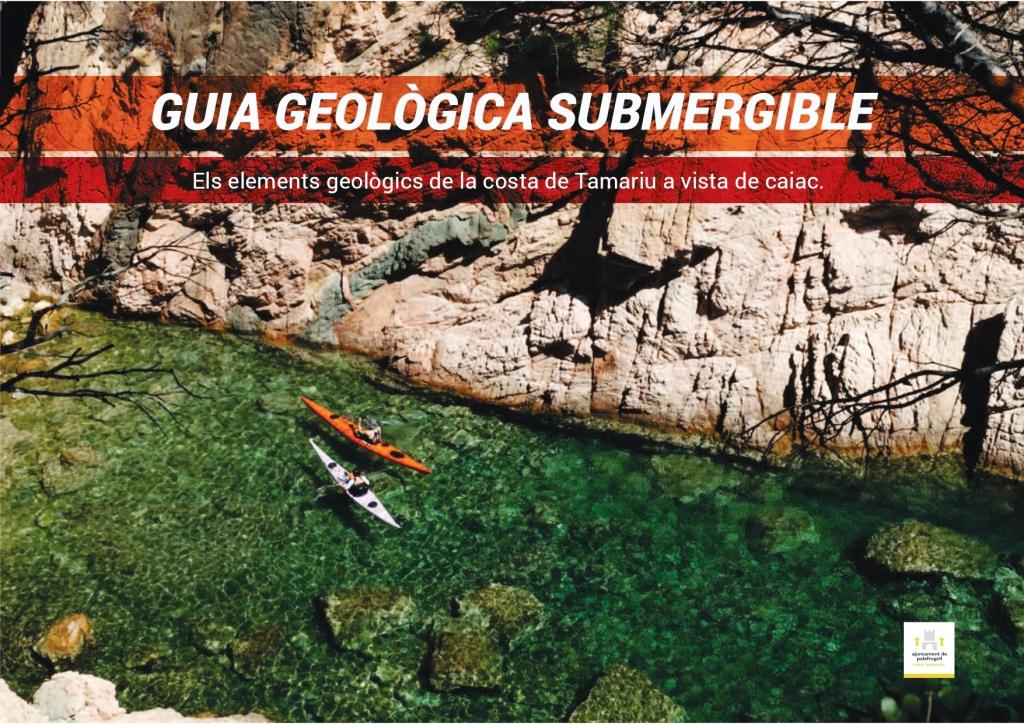 Portada guia caiac Tamariu, àrea Medi Ambient, Palafrugell