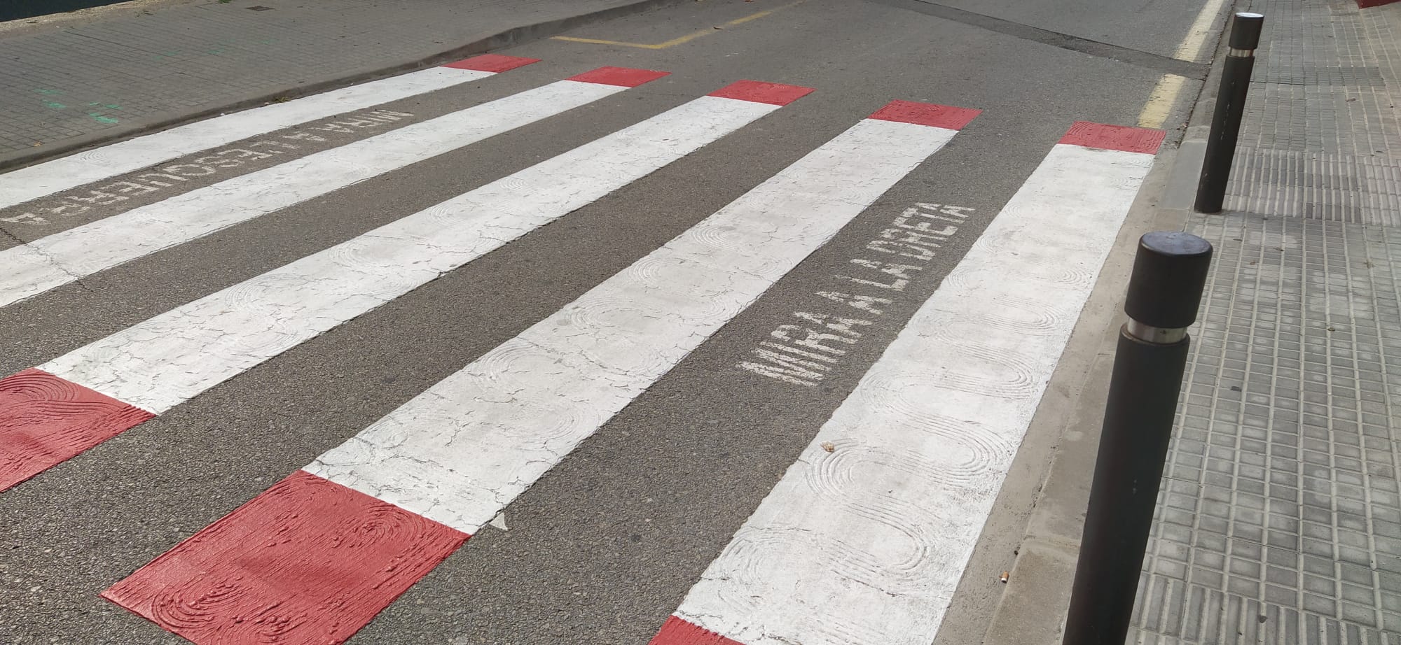 Pintura passos vianants escoles, Serveis Municipals, Palafrugell