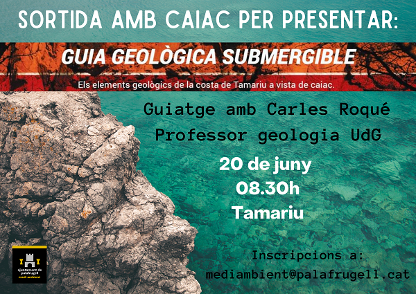 Sortida en caiac, Tamariu, àrea de Medi Ambient, Palafrugell