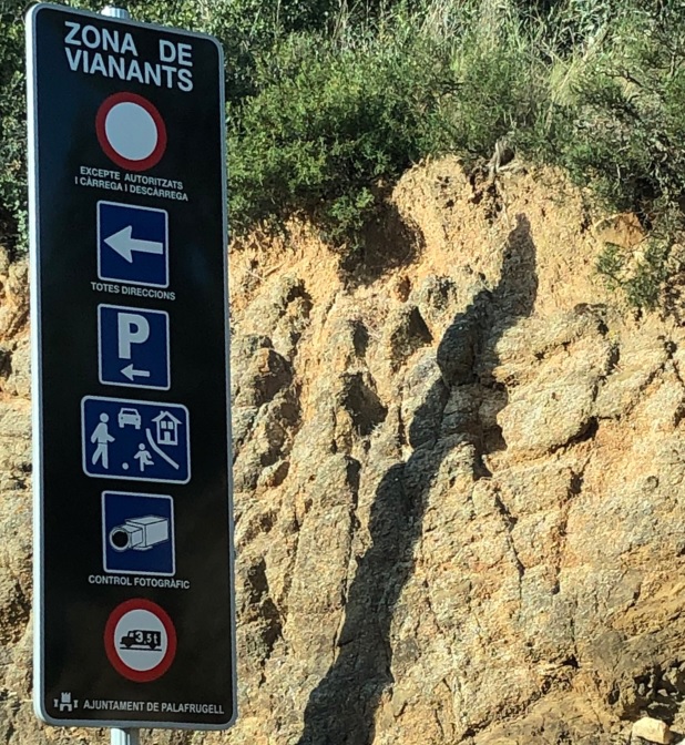 Restriccions accés part superior muntanya Sant Sebastià, Llafranc, Palafrugell