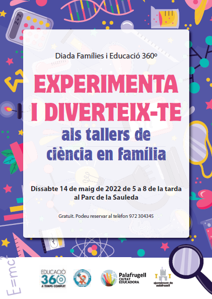 Tallers de ciència en família, àrea d’Educació, Ajuntament de Palafrugell