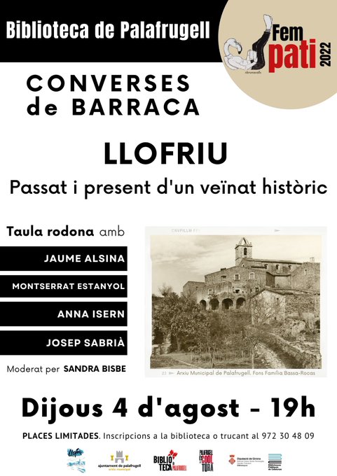 Converses de barraca, Llofriu, Biblioteca Municipal, Ajuntament de Palafrugell