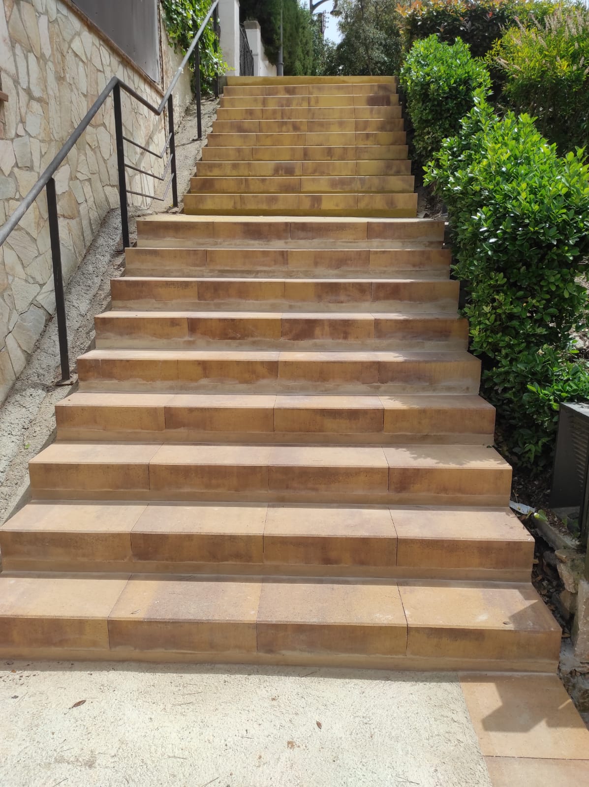 reforma escales Llafranc, àrea de Serveis Municipals, Ajuntament de Palafrugell