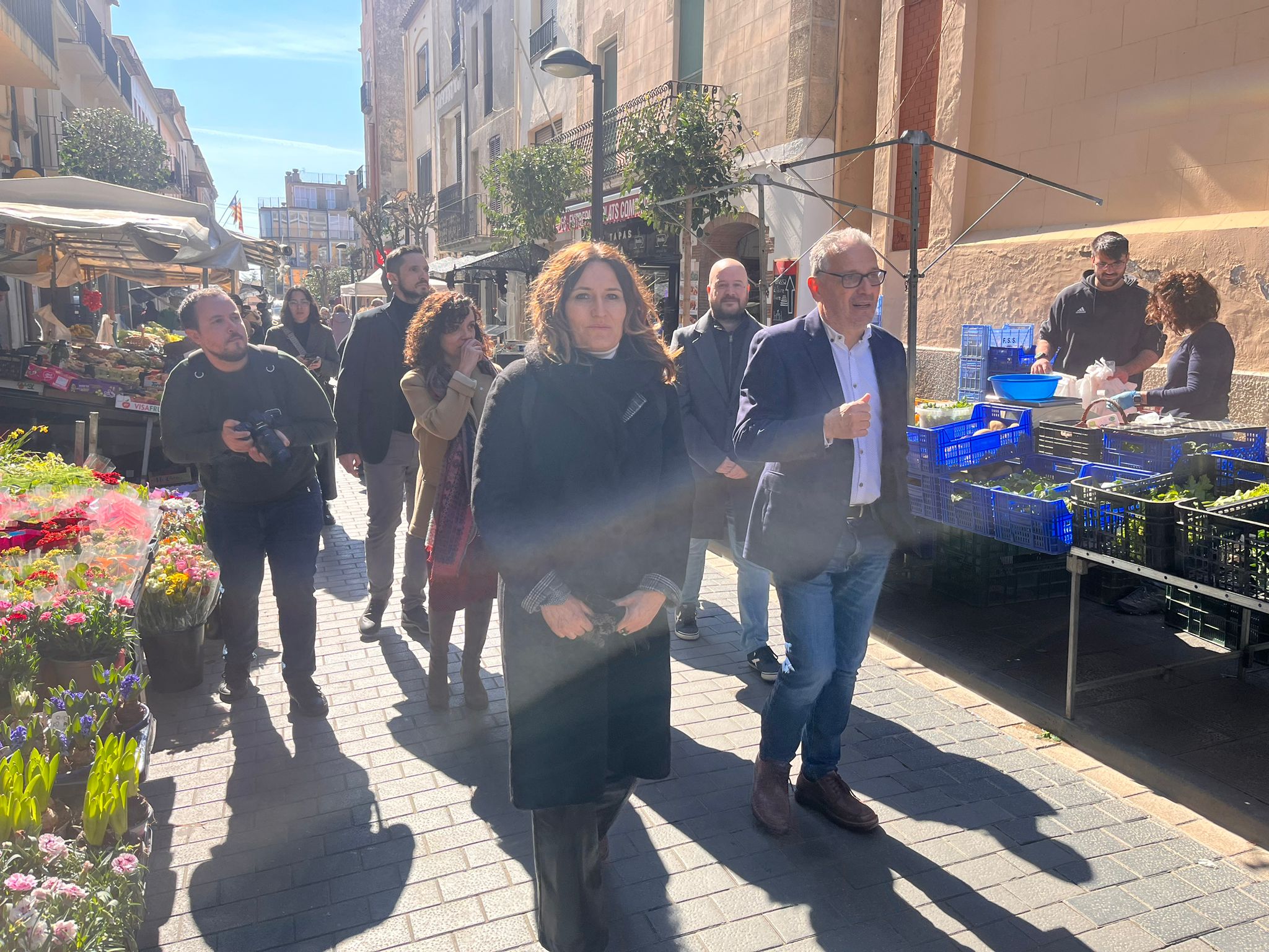 Visita consellera de la Presidència, Laura Vilagrà, Ajuntament de Palafrugell