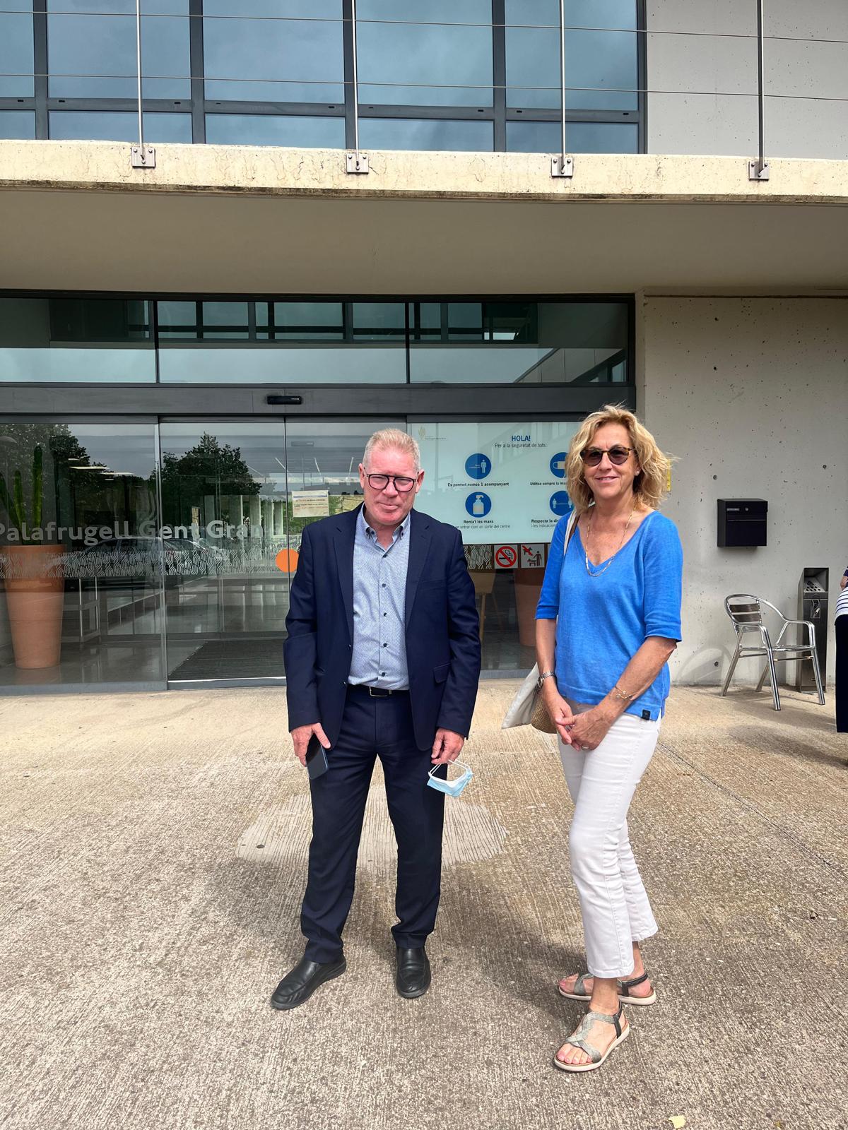 L’alcalde Juli Fernández visita Palafrugell Gent Gran, Ajuntament de Palafrugell