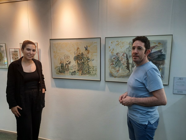 Exposició Pedro Osuna, Il·lustracions, espai Arteca, Biblioteca Municipal, Ajuntament de Palafrugell
