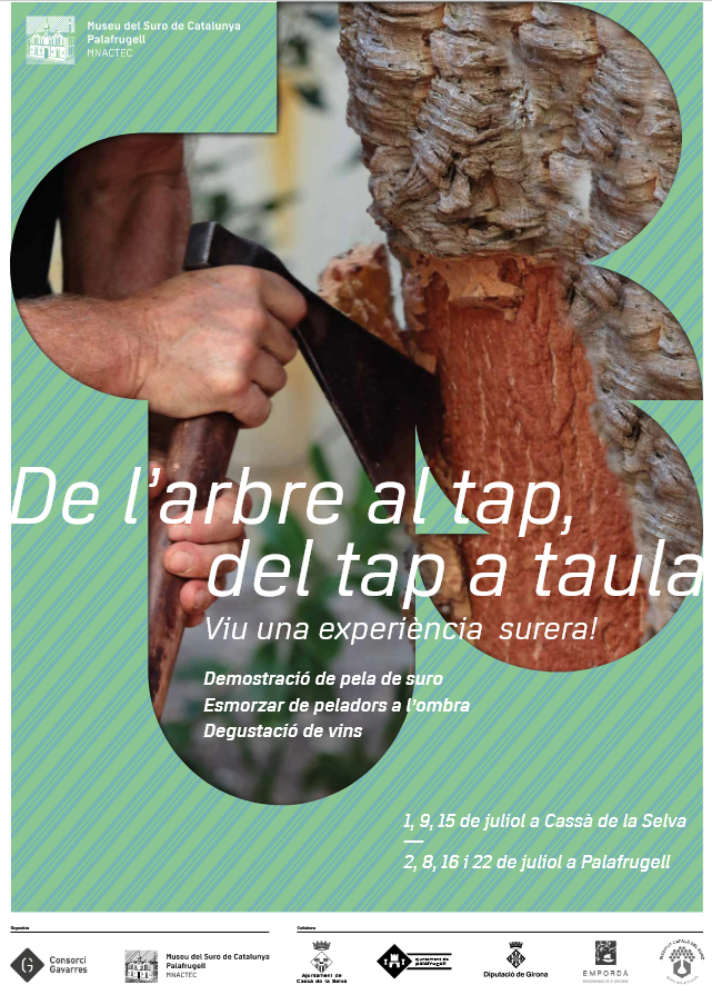 Activitat Museu del Suro de Catalunya, De l’arbre al tap i del tap a la taula, Ajuntament de Palafrugell