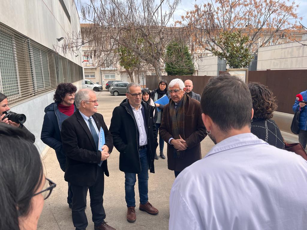 Visita Conseller Salut, Manel Balcells, CAP de Palafrugell, Ajuntament de Palafrugell
