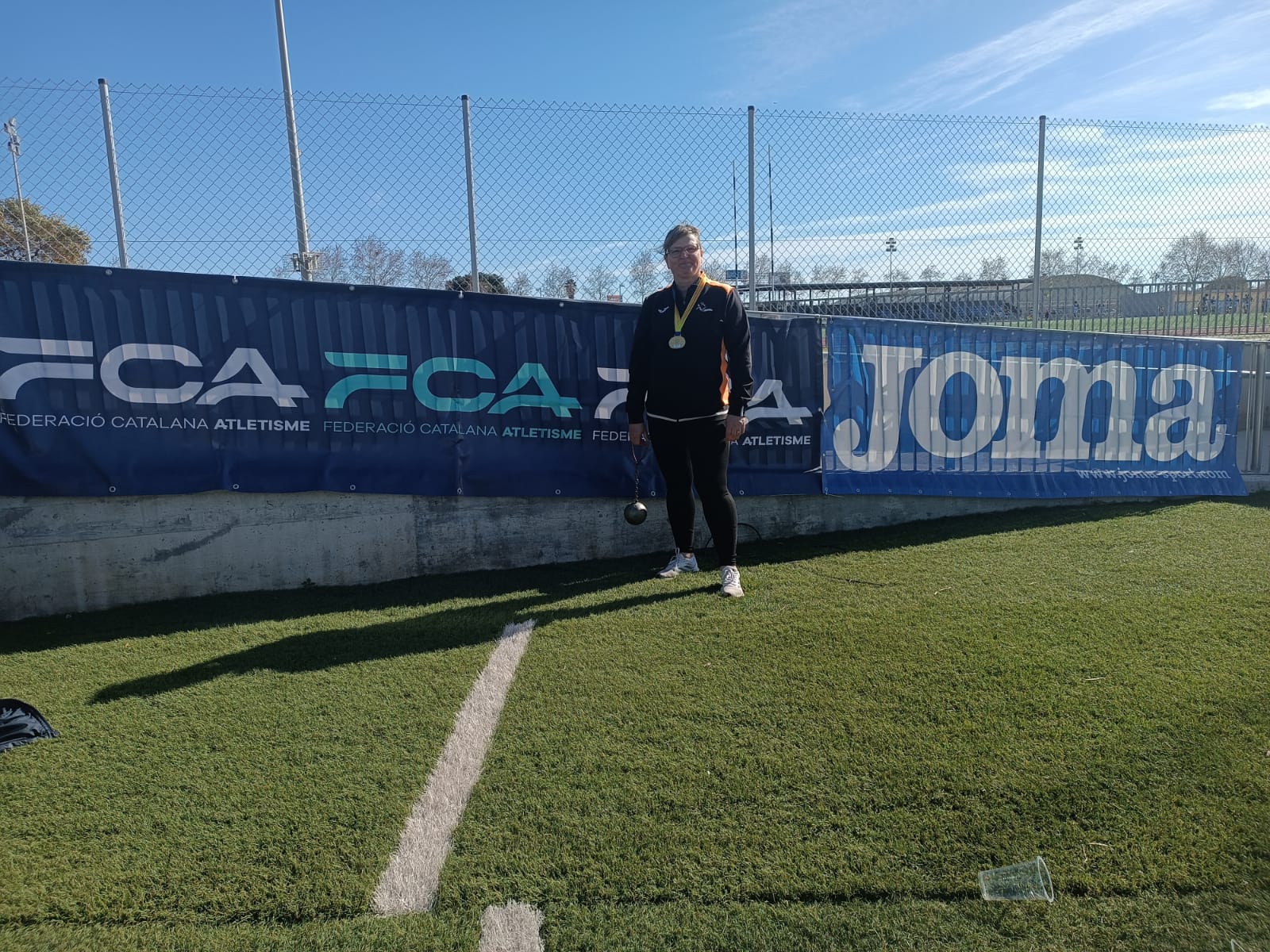 Beata Bethleh, Club Atlètic Palafrugell, rècord d'Espanya de llançament de martell de la categoria de dones de més de 55 anys