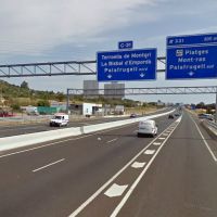 Accés a Palafrugell per carretera