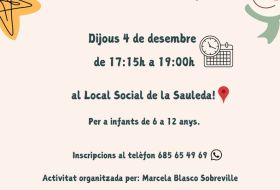 Taller de manualitats nadalenques al local social