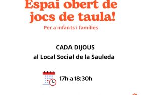 Espai obert de jocs de taula!